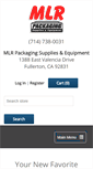 Mobile Screenshot of mlrpackaging.com